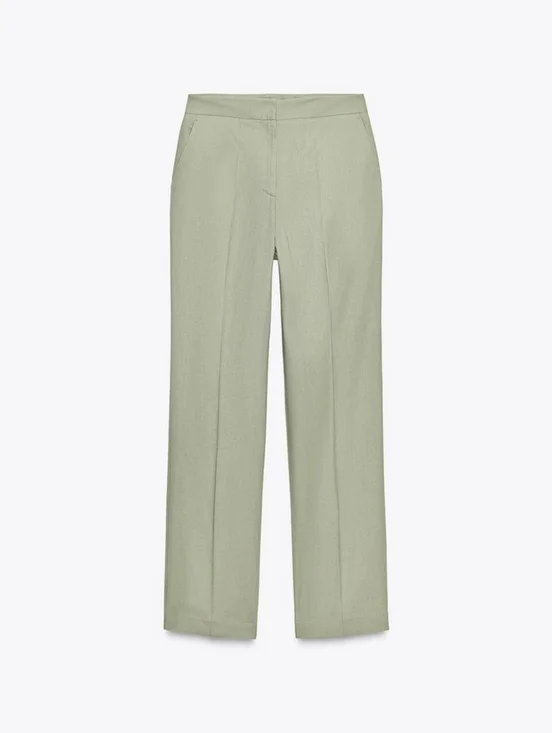 LINEN LONG VEST WITH STRAIGHT LEG LINEN PANTS SIZE XS/S - Picture 11 of 13